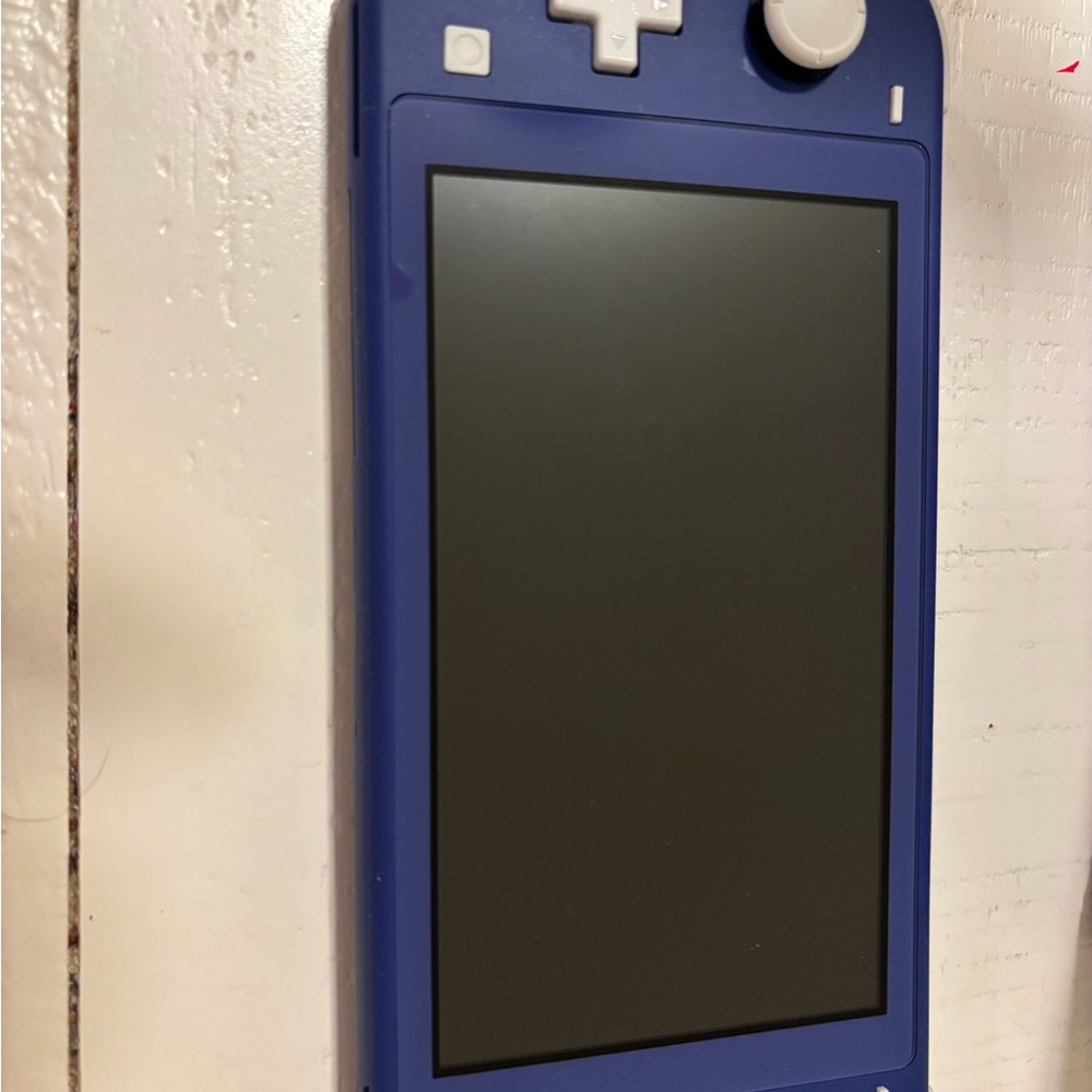Blue Handheld Gaming Console